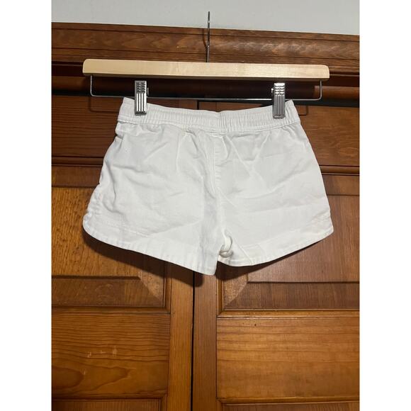 Crewcuts by J. Crew Girls' Pull-on Chino Shorts White Fishtail Hem Size 6 - Picture 6 of 10